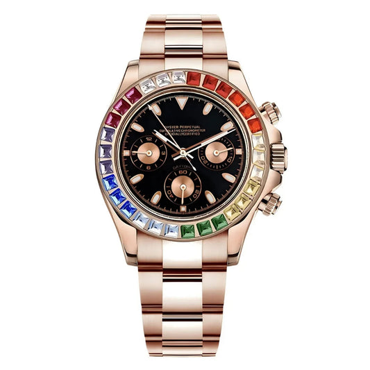Daytona - Rosegold Black Diamond