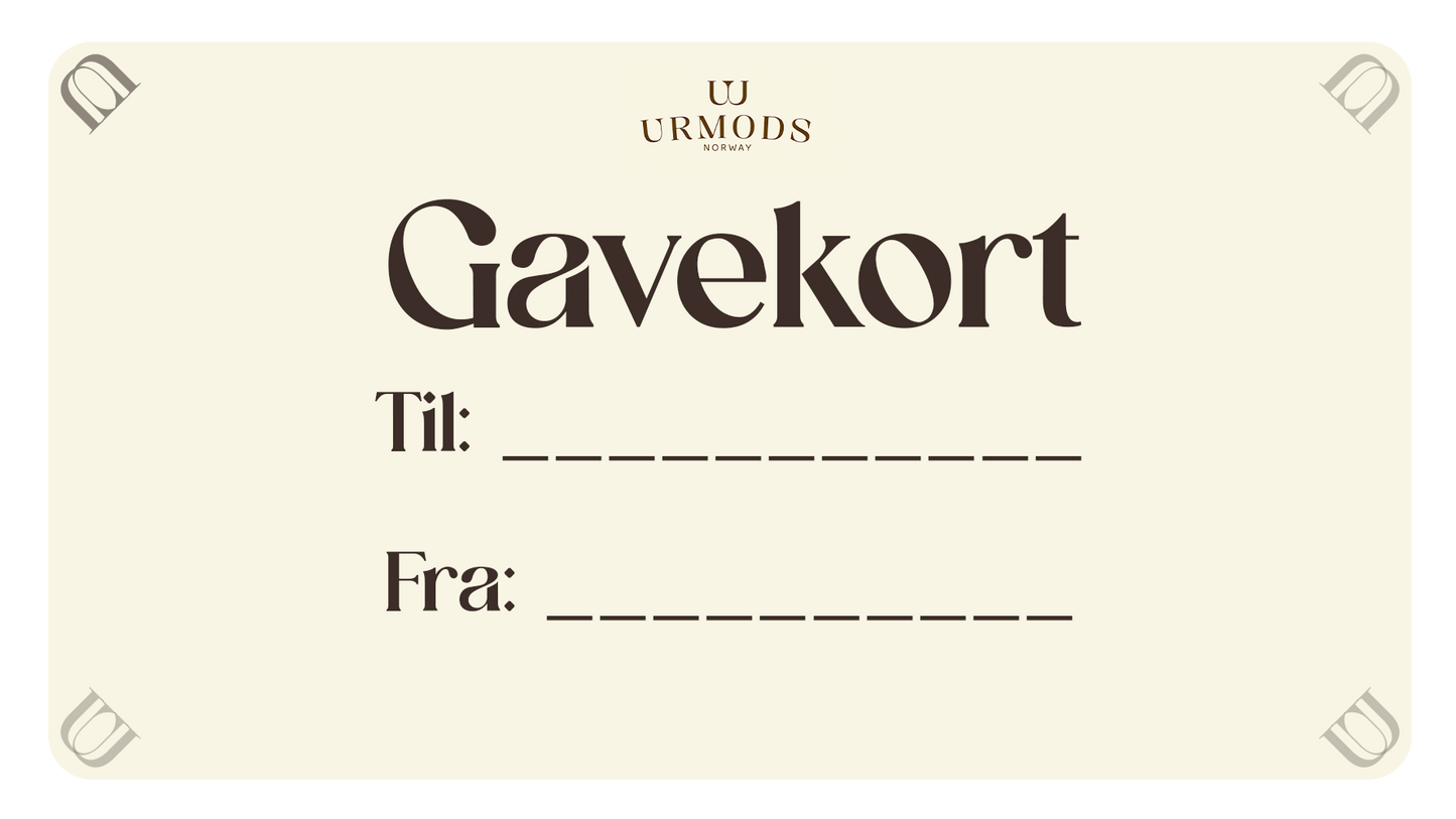 Gavekort - urmods