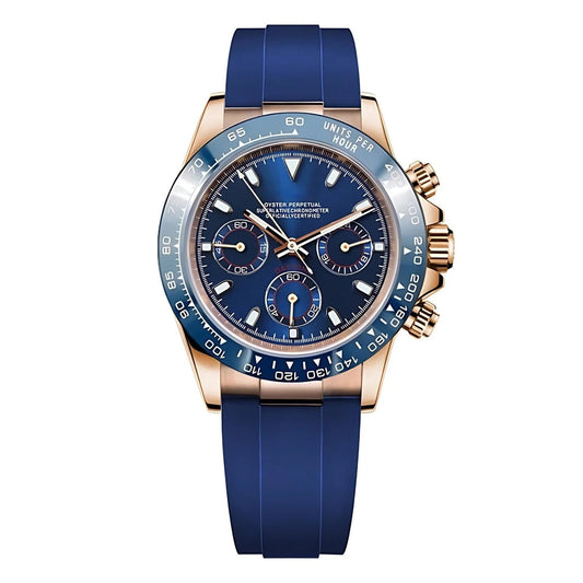 Daytona - Blue Rosegold Rubber - urmods